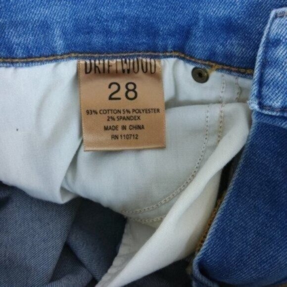 Driftwood Jackie High-rise Pearl Skinny Jeans Blue Size 28 - Picture 4 of 5